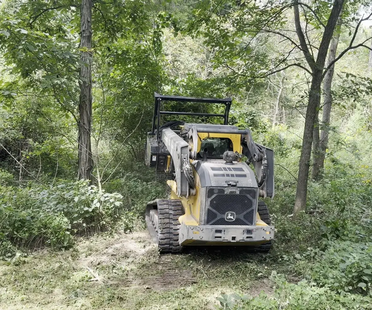 Mid Missouri Forestry Mulching crew at work